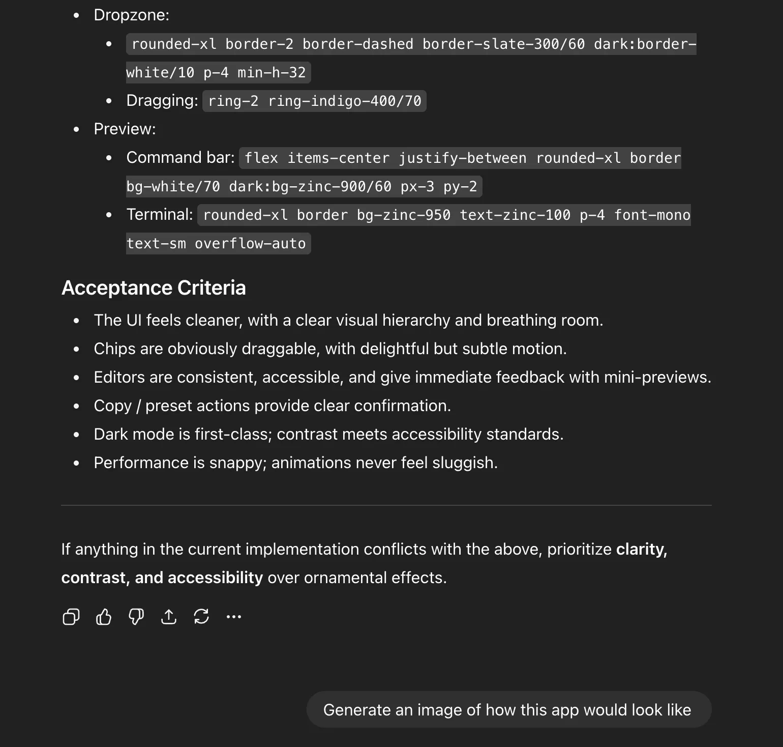 Part of the ChatGPT design spec